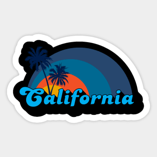 California Pacific Sunset Sticker